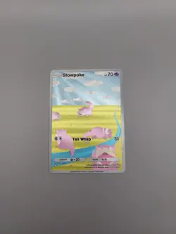 Slowpoke Pokemon Pocket TCG 'CUSTOM' Full Art Shiny Textured Fan Made - Image 4