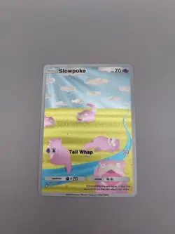 Slowpoke Pokemon Pocket TCG 'CUSTOM' Full Art Shiny Textured Fan Made - Image 5