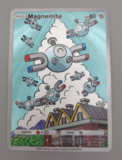 Magnemite Pokemon Pocket TCG 'CUSTOM' Full Art Shiny Textured Fan Made - Image 1