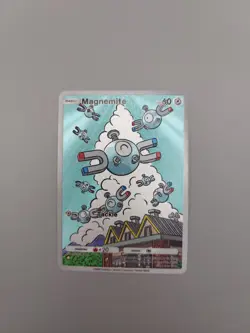 Magnemite Pokemon Pocket TCG 'CUSTOM' Full Art Shiny Textured Fan Made - Image 5