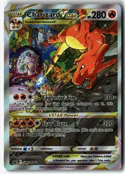 Charizard VSTAR ⭐ SWSH262 Holo Promo SWSH Black Star 2019 Pokemon NM - Image 1