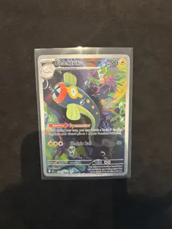 Pokemon TCG SV Black Bolt 114/086 Eelektrik Illustration Rare NEAR MINT - Image 2