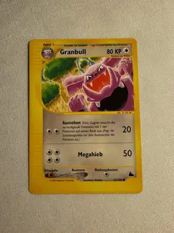 Pokemon 2003 Granbull Skyridge deutsch 61/144 Wizards of the Coast NM-MT vintage - Image 1