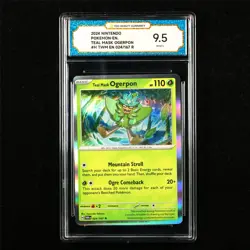 TQG 9.5 MINT+ 2024 Pokemon ENG Teal Mask Ogerpon 024/167 R - Image 1