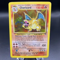 2002 Pokemon Charizard 3/110 Legendary Collection Holo LP - Image 1