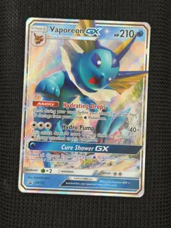 Vaporeon GX SM172 Promo SM Black Star Promos Pokemon Lightly Played - Image 1