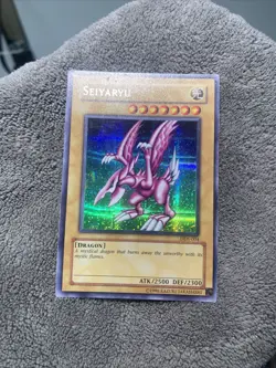 Yugioh Seiyaryu DDS-004 Secret Rare Unlimited LP - Image 3