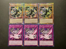 Red-Eyes Black Fullmetal Dragon | Starlight Rare + 3x Max Metalmorph | YuGiOh! - Image 1