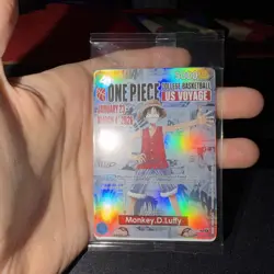 One Piece Monkey D. Luffy US Voyage College Basketball Card Rutgers SEALED - Image 1