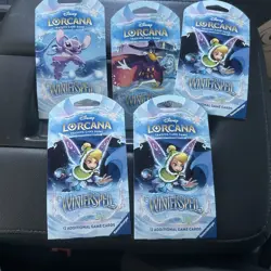 Disney Lorcana Winterspell Booster Packs x5 NEW/SEALED SHIPS NOW - Image 1