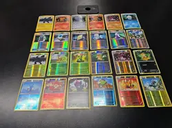 Lot Of 24 Black And White 2011 Holo And Reverse Holo Pokemon Cards - Image 1
