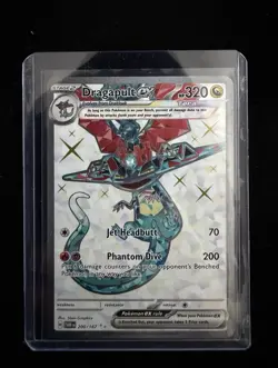 Pokemon Dragapult ex Ultra Rare Full Art Holo Card 200/167 Twilight Masquerade - Image 1