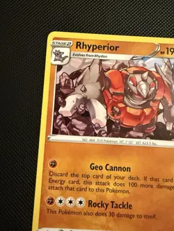POKEMON TCG: RHYPERIOR 091/196 LOST ORIGIN NON HOLO RARE CARD NM/M - Image 4