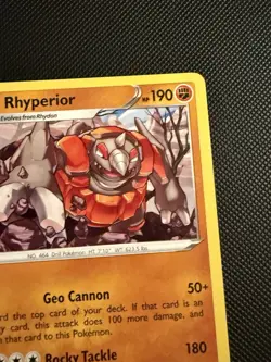 POKEMON TCG: RHYPERIOR 091/196 LOST ORIGIN NON HOLO RARE CARD NM/M - Image 5
