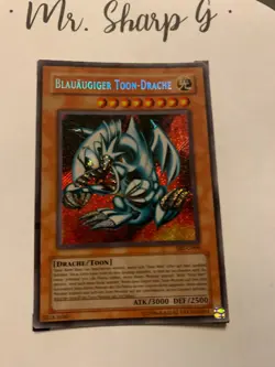 BLAUAUGIGER TOON-DRACHE - SRL-G000 DEUTSCH Yu Gi Oh! CARD SECRET RARE HOLO - Image 4