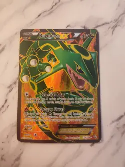 Rayquaza EX Full Art Holo Card 123/124 Dragons Exalted - Image 1
