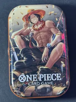 One Piece Card Game Mini-Tin Pack Set Vol.2 Portgas.D.Ace Brand New/Sealed - Image 1