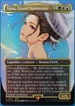 Yuna, Grand Summoner (WPN) FOIL Promo MINT Mythic Rare CARD (512003) ABUGames - Image 1
