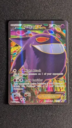 Gengar EX Full Art Ultra Rare Card #114/119 Pokemon XY Phantom Forces - Image 1