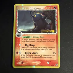 Heracross (3/101) EX Dragon Frontiers Stamped Reverse Holo Pokemon Card - Image 1