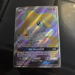 Pokemon Jirachi GX Full Art TCG Unified Minds Promo Card 79a/236 Holo - Image 1