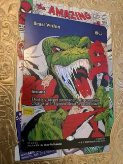 Beast Within (Borderless) Marvel Universe Eternal-Legal Foil MTG NM - Image 2