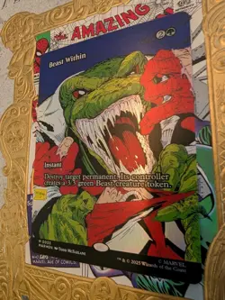 Beast Within (Borderless) Marvel Universe Eternal-Legal Foil MTG NM - Image 3