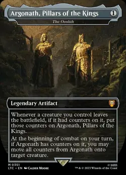 1x Argonath, Pillars of the Kings (The Ozolith) (351) ~~ Borderless - Foil NM-Mi - Image 1