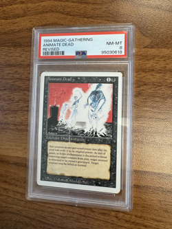 MTG Animate Dead Regular Uncommon PSA8 - Image 1