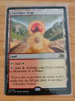 MTG Sunbillow Verge 0264 Aetherdrift M/NM Free UK P&P - Image 1