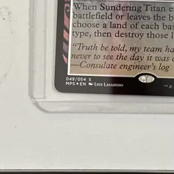 Sundering Titan Masterpiece Series: Kaladesh Inventions Foil - Image 2