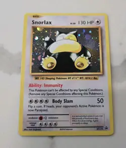 SNORLAX XY179 - XY PROMO BLACK STAR PROMOS ULTRA RARE PROMO POKEMON TCG 2016 - Image 1
