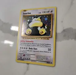 SNORLAX XY179 - XY PROMO BLACK STAR PROMOS ULTRA RARE PROMO POKEMON TCG 2016 - Image 2