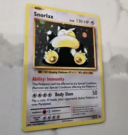 SNORLAX XY179 - XY PROMO BLACK STAR PROMOS ULTRA RARE PROMO POKEMON TCG 2016 - Image 3