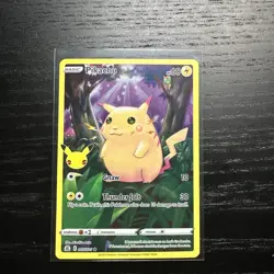 2021 Pokemon Celebrations Pikachu Full Art Holo English 005/025 [LP] - Image 1