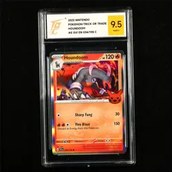 TQG 9.5 MINT+ 2023 Pokemon ENG Houndoom 034/198 C - Image 1