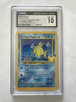 2021 Pokemon Celebrations Classic Collection Shining Magikarp Holo CGC 10 🔥🔥 - Image 1