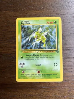 1999 Pokemon Jungle Scyther #26/64 - Image 1