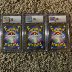 Pokemon TCG Graded Slab Lot Of 3 Mint Japanese CGC Slabs + Free Cards - Image 2