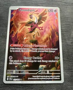 Pokemon Fezandipiti Illustration Rare Holo 073/064 Sv: Shrouded Fable English - Image 1