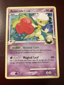 Roserade C 40/147 Supreme Victors Regular Rare 2009 English Pokemon TCG Card - Image 1