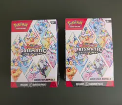 Pokemon Scarlet & Violet Prismatic Evolutions Booster Bundle SEALED Lot Of 2 - Image 1