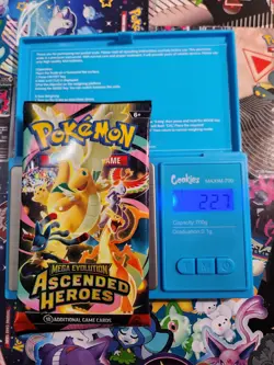 EXTREMELY HEAVY! 22.7g GOD PACKUUU Ascended Heroes Pokemon TCG Booster (SEALED) - Image 1