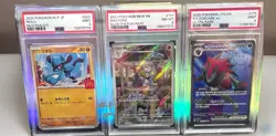 💥♨PSA Pokemon SLAB LOT| Mc’Donalds Riolu| Machoke IR| Zoroark Full Art - Image 1