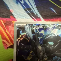 Pokemon N's Zekrom Full Art Holo Promo MEP 031 English Bun Toujo Card - Image 4