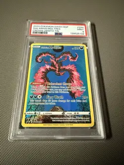 PSA 9 Pokemon Galarian Moltres SWSH284 Promo Holo - Image 3
