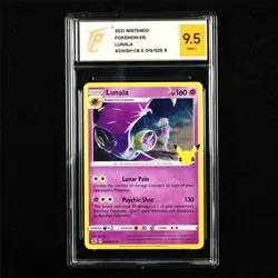 TQG 9.5 MINT+ 2021 Pokemon ENG Lunala 015/025 R - Image 1