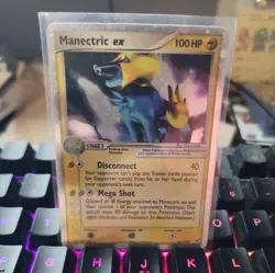 2005 Pokemon, EX Deoxys, #101/107 Manectric ex, Holo Ultra Rare - Image 1