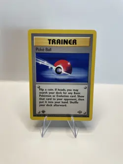 Pokemon TCG Jungle 1st Edition Trainer Pokeball 64/64 - Image 1