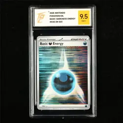 TQG 9.5 MINT+ 2025 Pokemon ENG Basic Darkness Energy #SVE EN 023 - Image 1